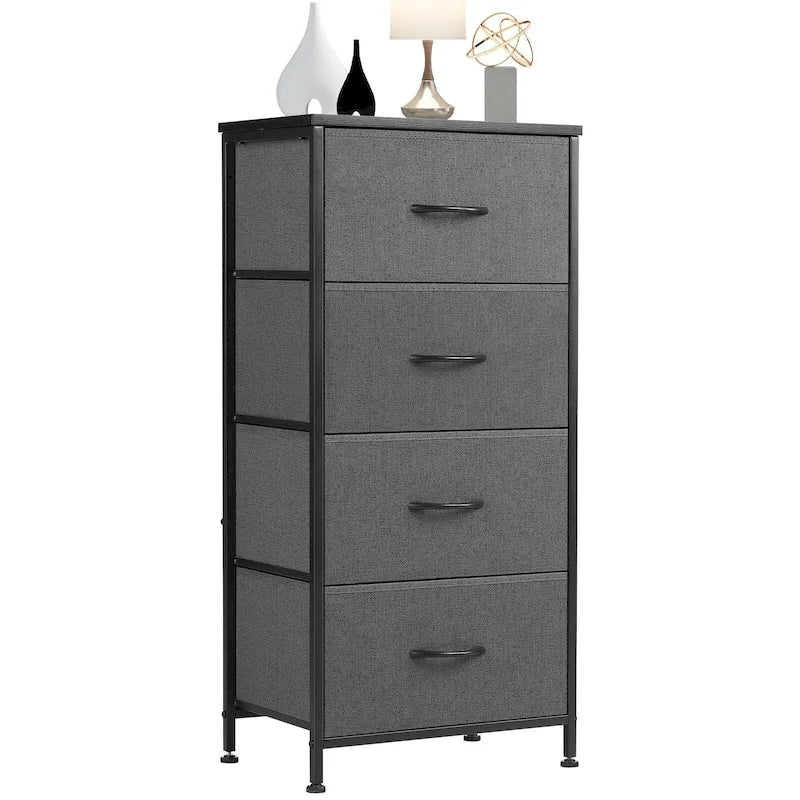 4-Drawer Fabric Dresser, Foldable Storage Cabinet Organizer
