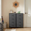 4-Drawer Fabric Dresser, Foldable Storage Cabinet Organizer