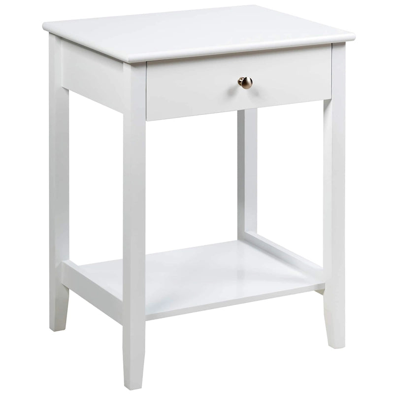 Nightstand End Table Storage Display Bedroom Furniture Drawer