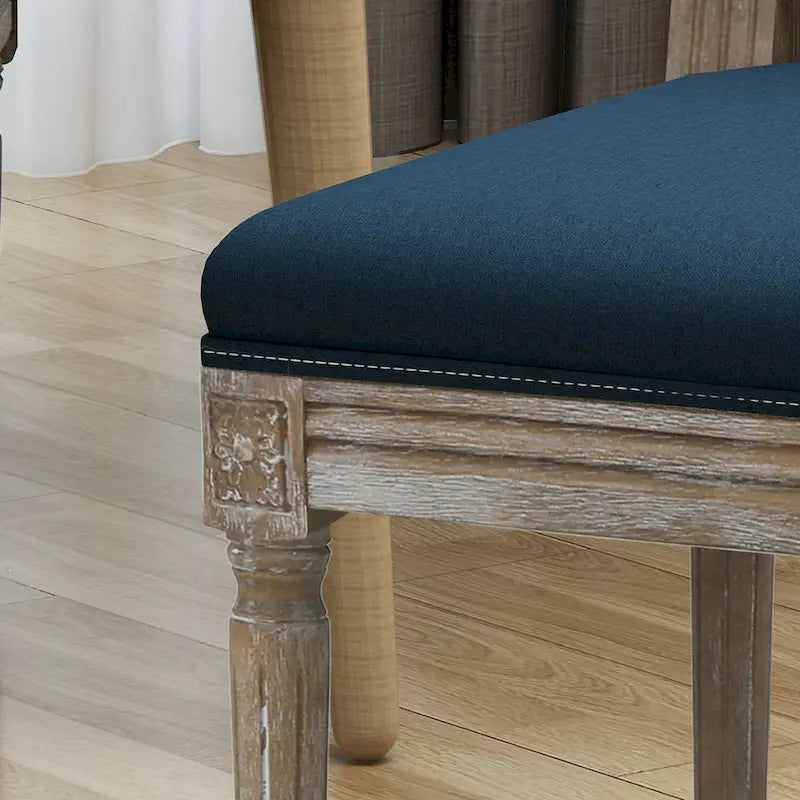 Traditional Fabric Dining Chair (Set of 2)