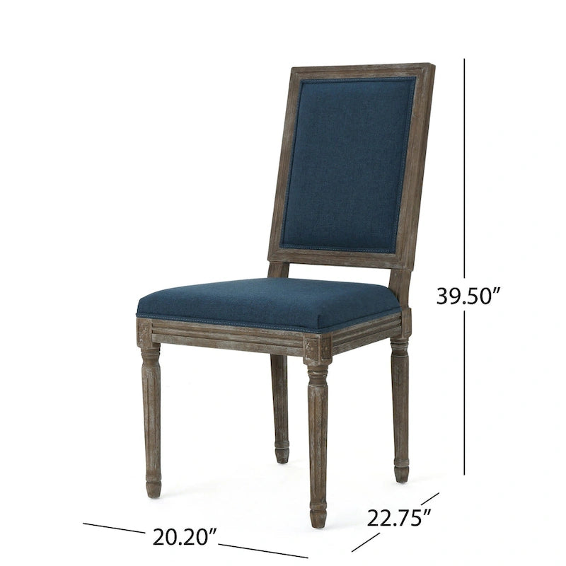 Traditional Fabric Dining Chair (Set of 2)