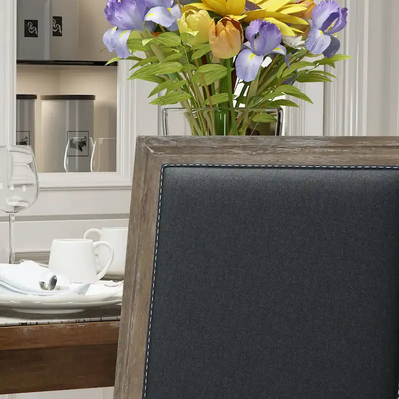 Traditional Fabric Dining Chair (Set of 2)
