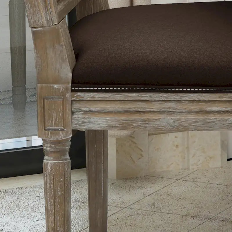 Traditional Fabric Dining Chair (Set of 2)