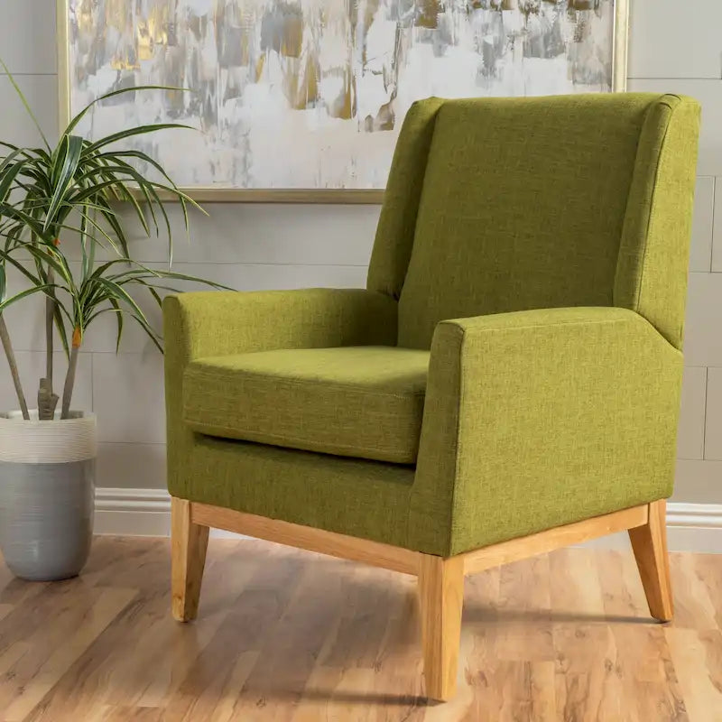Mid-century Upholstered Accent Chair 27.50 L x 28.50 W x 36.50 H