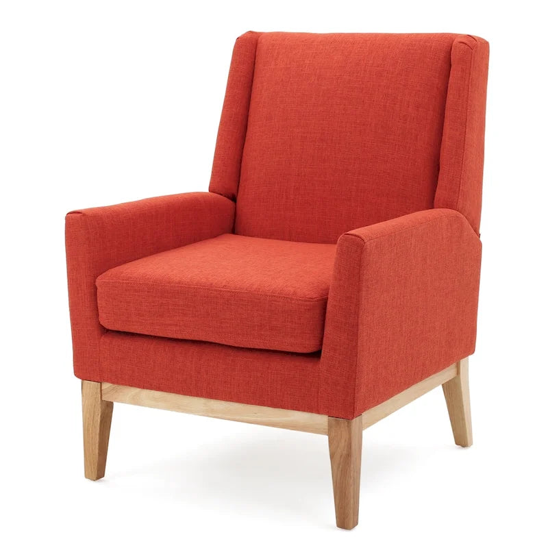Mid-century Upholstered Accent Chair 27.50 L x 28.50 W x 36.50 H