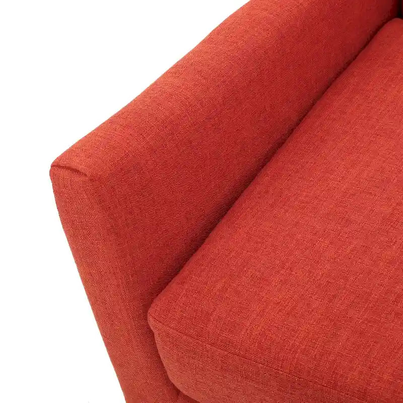 Mid-century Upholstered Accent Chair 27.50 L x 28.50 W x 36.50 H