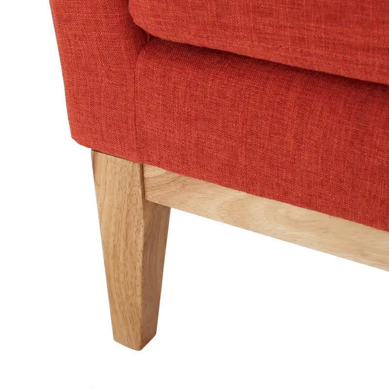 Mid-century Upholstered Accent Chair 27.50 L x 28.50 W x 36.50 H