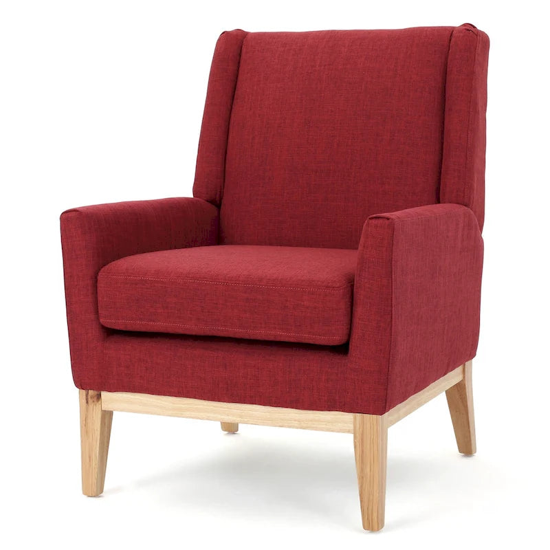 Mid-century Upholstered Accent Chair 27.50 L x 28.50 W x 36.50 H