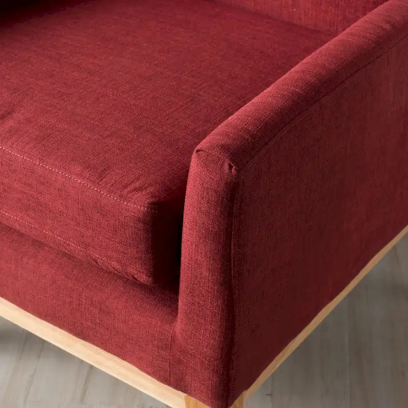 Mid-century Upholstered Accent Chair 27.50 L x 28.50 W x 36.50 H