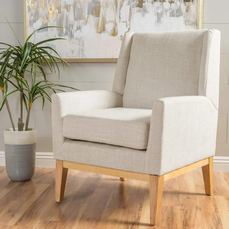 Mid-century Upholstered Accent Chair 27.50 L x 28.50 W x 36.50 H