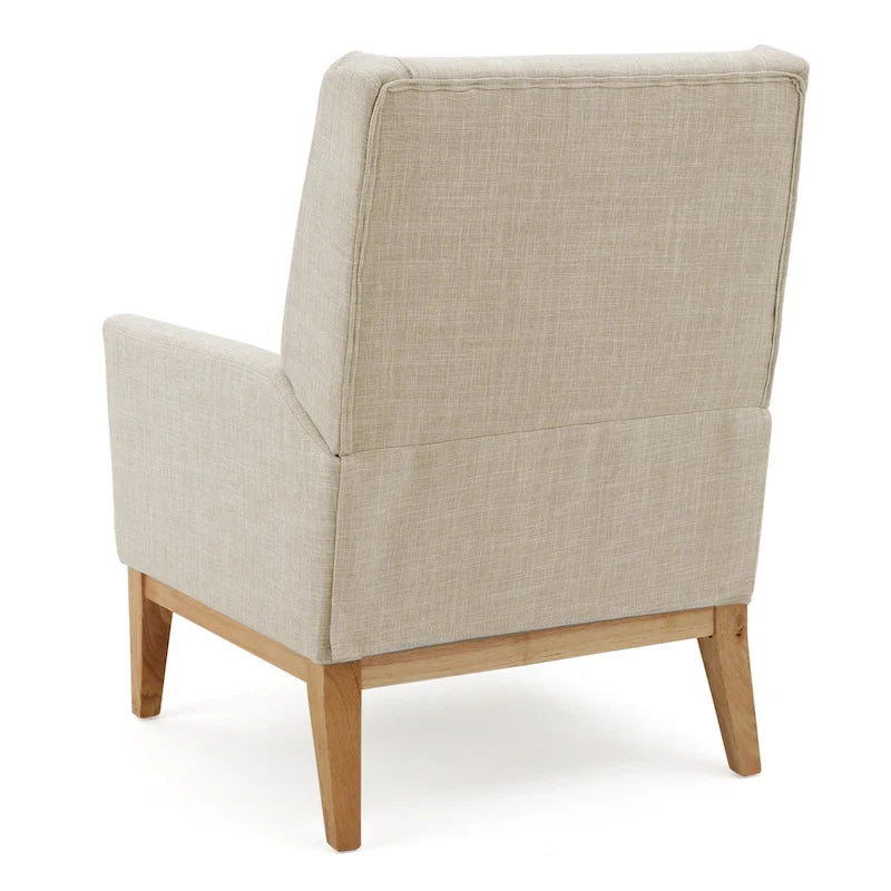 Mid-century Upholstered Accent Chair 27.50 L x 28.50 W x 36.50 H