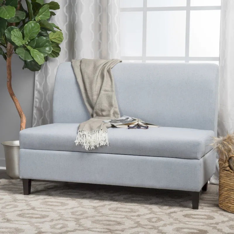 Tovah Fabric Storage Loveseat by Christopher Knight Home