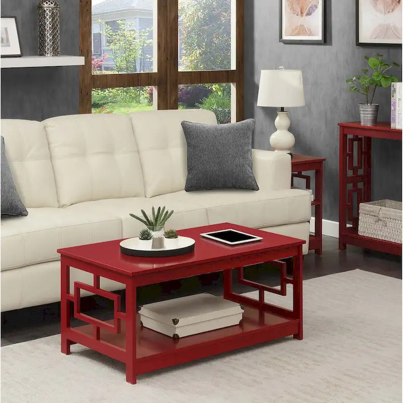 Town Square Coffee Table with Shelf
