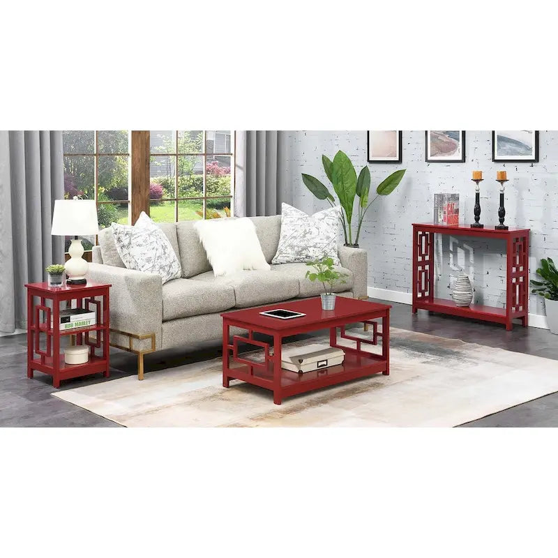 Town Square Coffee Table with Shelf