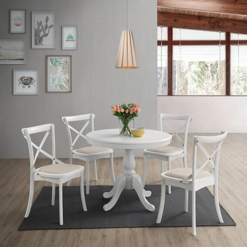 Round Pedestal Dining Table
