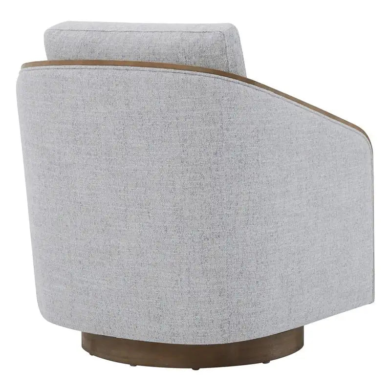 Modern Upholstered Living Room Swivel Bucket Accent Chair
