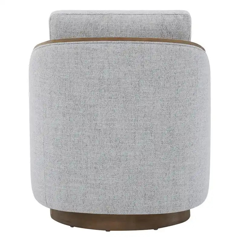 Modern Upholstered Living Room Swivel Bucket Accent Chair
