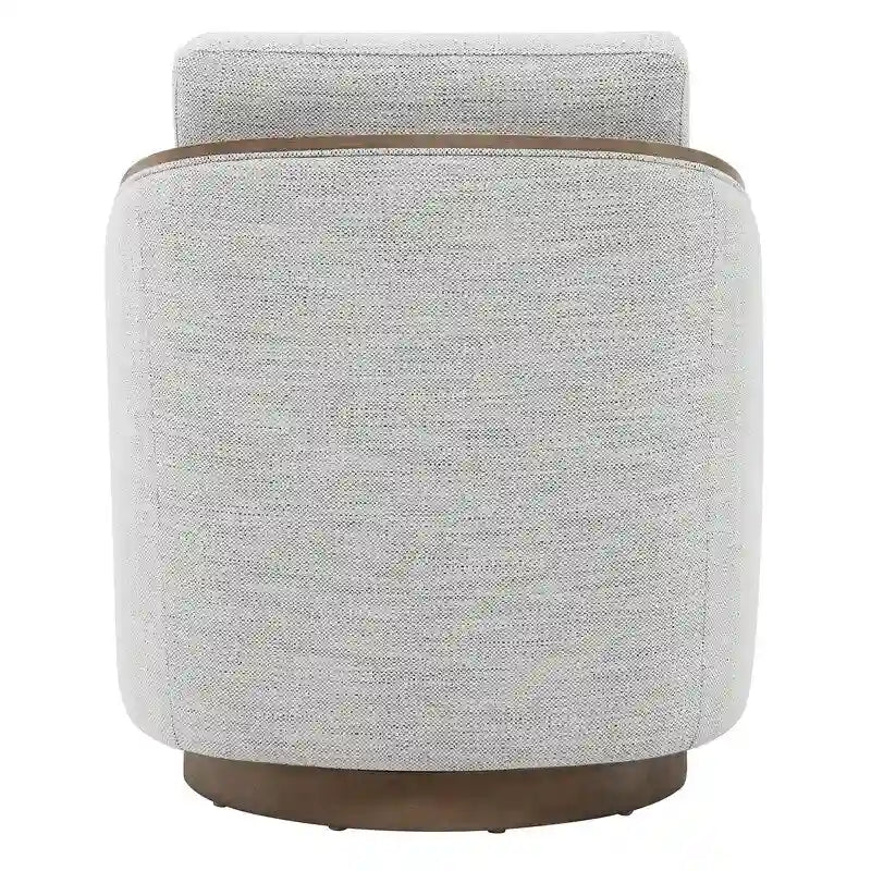 Modern Upholstered Living Room Swivel Bucket Accent Chair