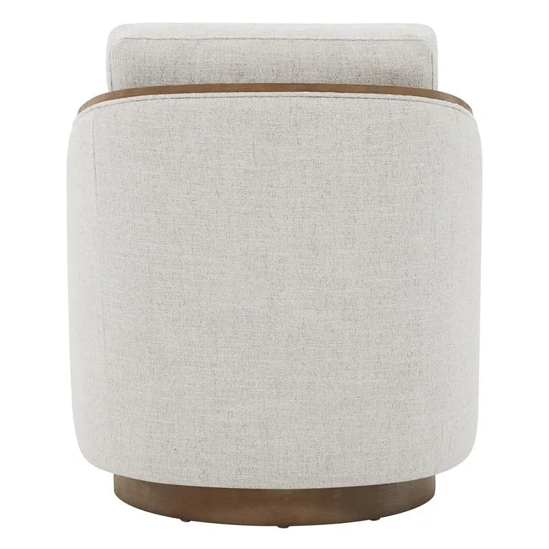 Modern Upholstered Living Room Swivel Bucket Accent Chair
