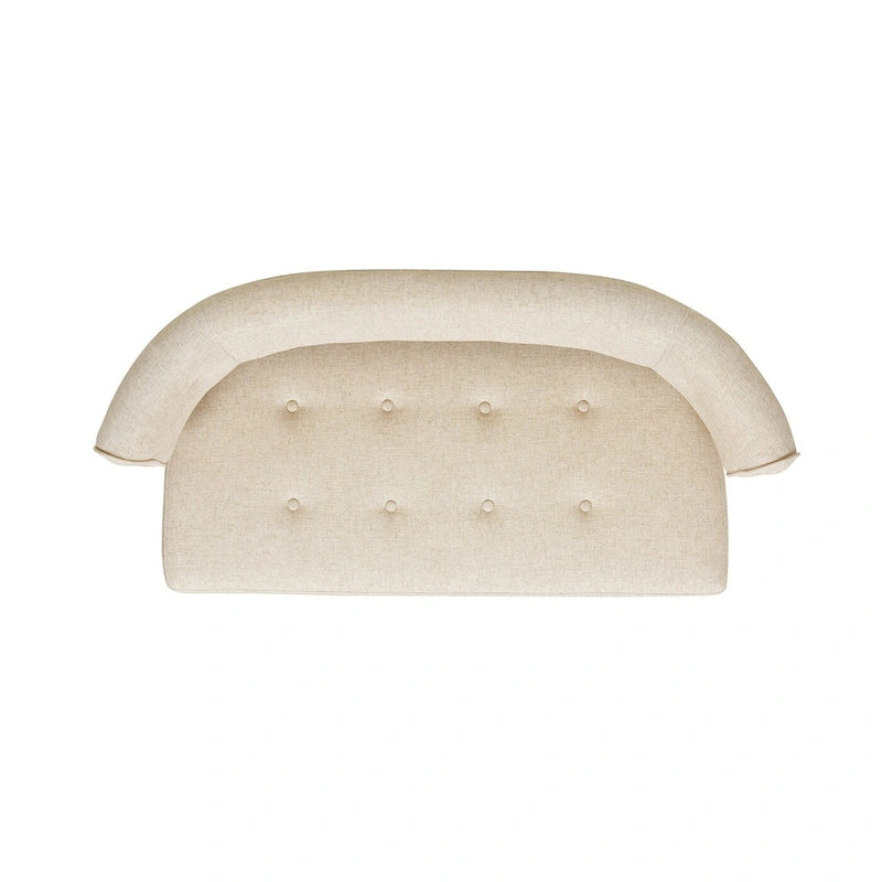 51 Modern Recessed Arm Tufted Bench Settee