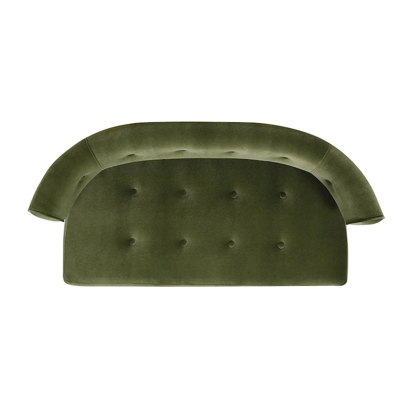 51 Modern Recessed Arm Tufted Bench Settee