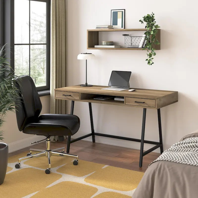 54W Writing Computer Desk with Storage