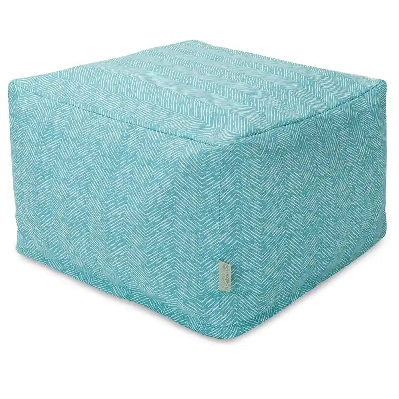 Indoor Outdoor SouthWest Ottoman Pouf 27 in L x 27 in W x 17 in H