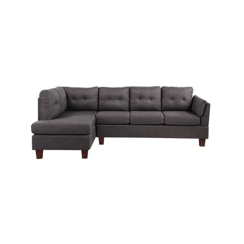 97-inch Modern Sectional Sofa with Left Facing Chaise - 97W x 64.5D x 34H