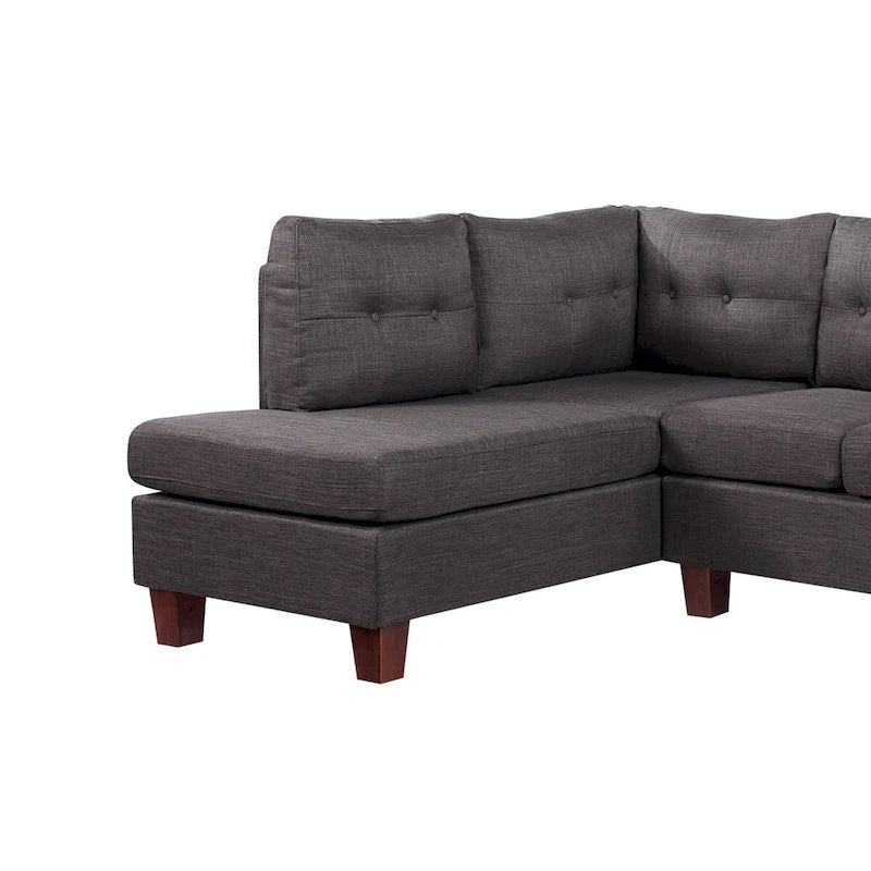 97-inch Modern Sectional Sofa with Left Facing Chaise - 97W x 64.5D x 34H