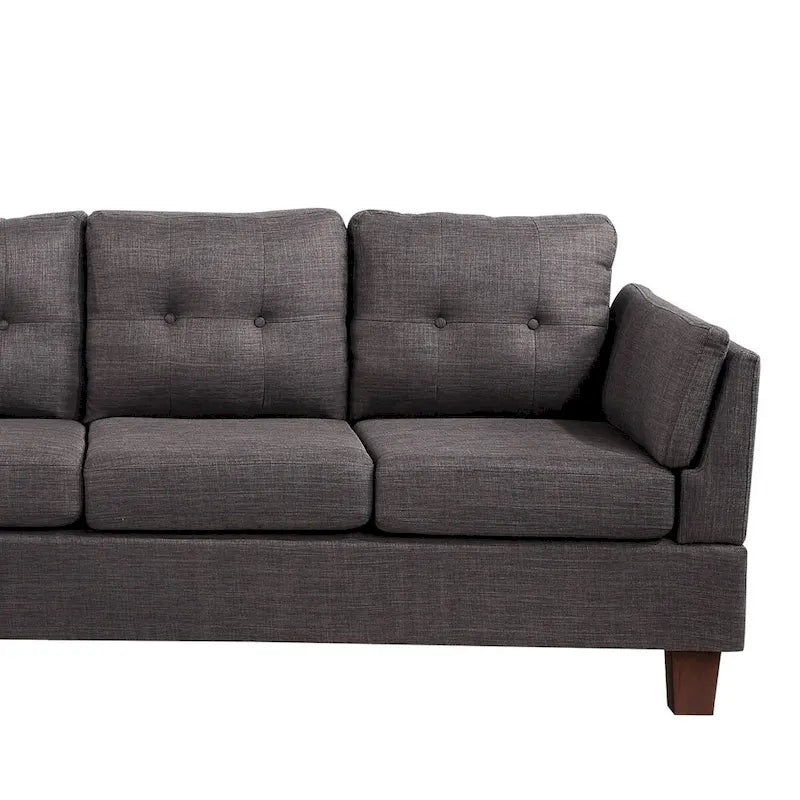 97-inch Modern Sectional Sofa with Left Facing Chaise - 97W x 64.5D x 34H