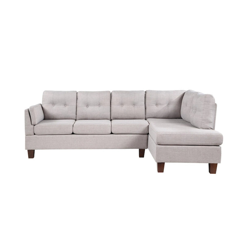 97-inch Modern Sectional Sofa with Left Facing Chaise - 97W x 64.5D x 34H