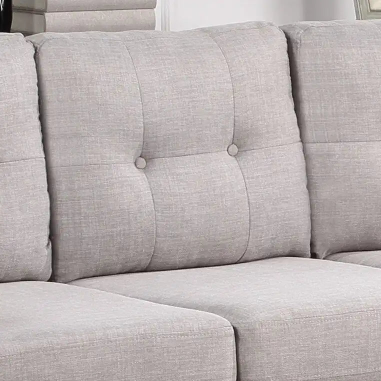 97-inch Modern Sectional Sofa with Left Facing Chaise - 97W x 64.5D x 34H