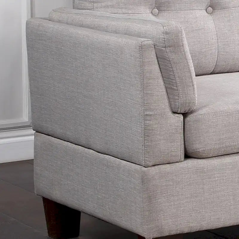 97-inch Modern Sectional Sofa with Left Facing Chaise - 97W x 64.5D x 34H