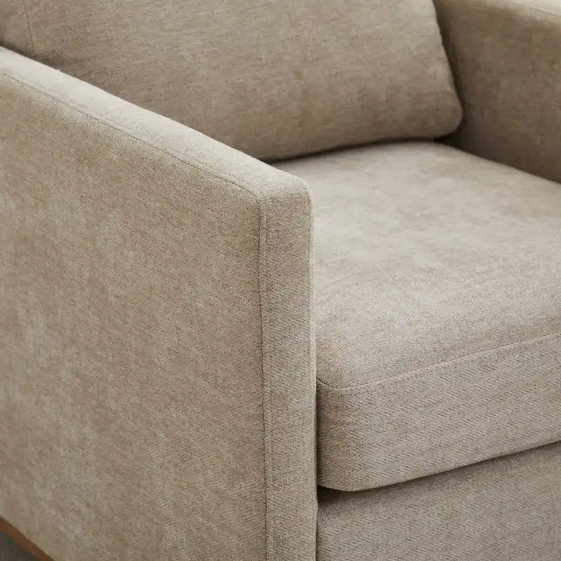 Mid Century Modern Swivel Accent Chair, 360 Degree Swivel Armchair For Living Room, Bedroom