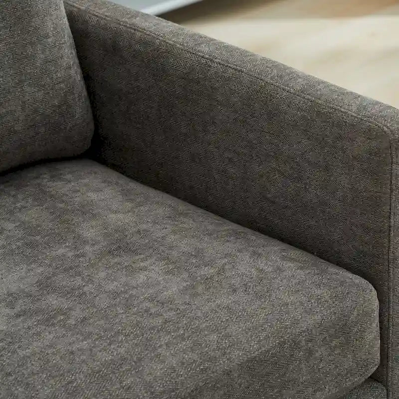 Mid Century Modern Swivel Accent Chair, 360 Degree Swivel Armchair For Living Room, Bedroom