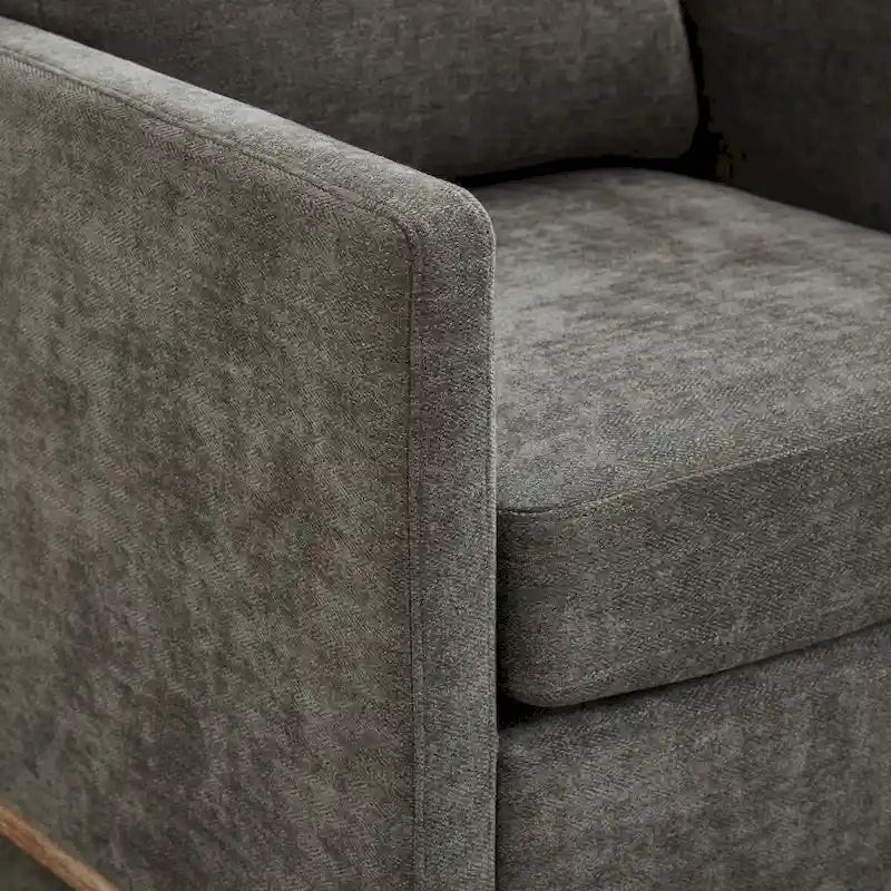 Mid Century Modern Swivel Accent Chair, 360 Degree Swivel Armchair For Living Room, Bedroom