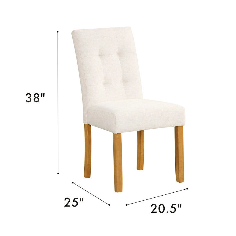 Tufted Back Dining Chair - Set of 2