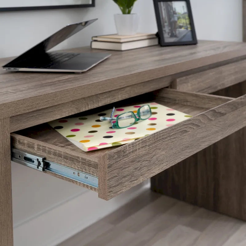 Mission Grey Two Drawer Desk