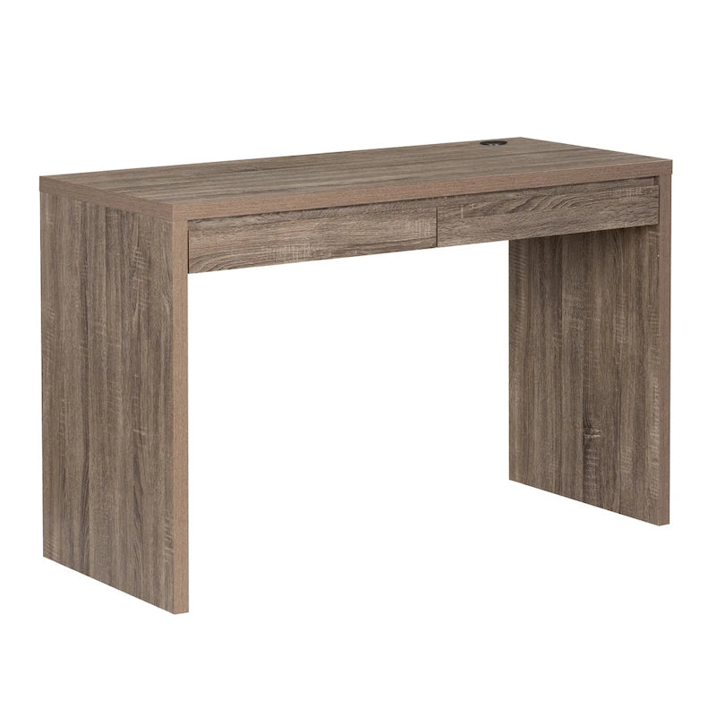 Mission Grey Two Drawer Desk