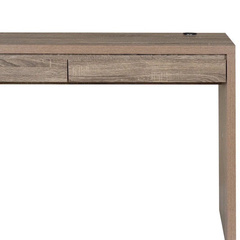 Mission Grey Two Drawer Desk