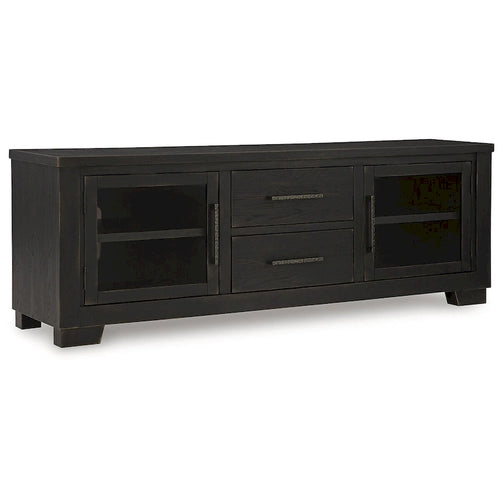 Black 80 TV Stand for TVs up to 92 - 79.5 W x 20 D x 28.13 H