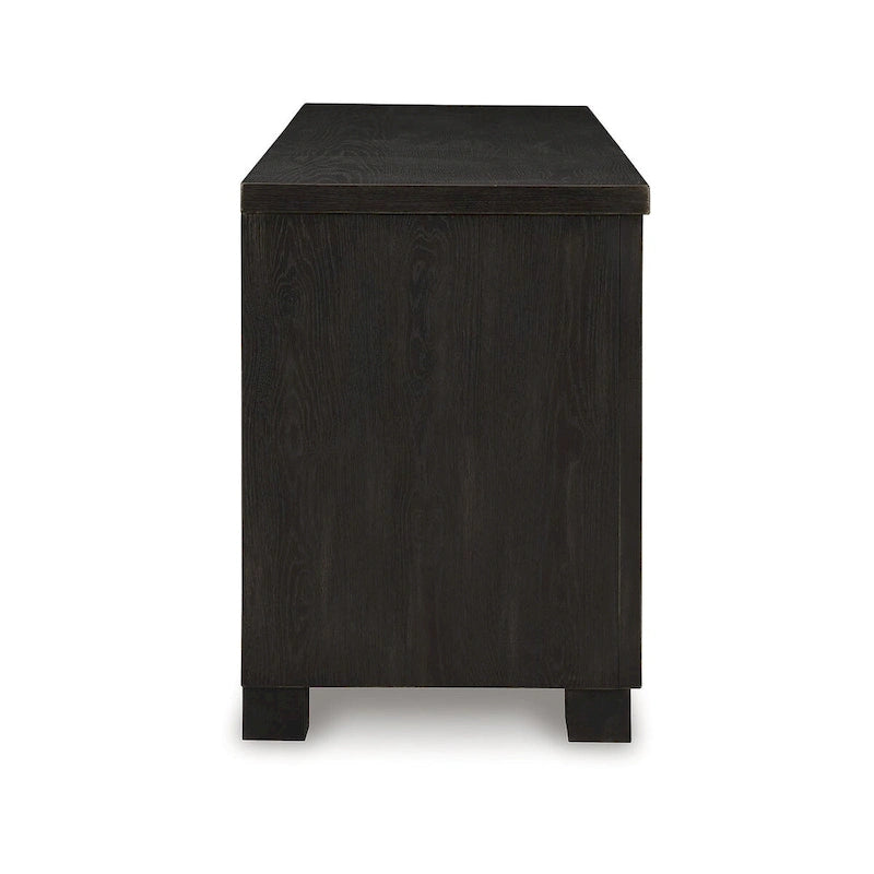 Black 80 TV Stand for TVs up to 92 - 79.5 W x 20 D x 28.13 H