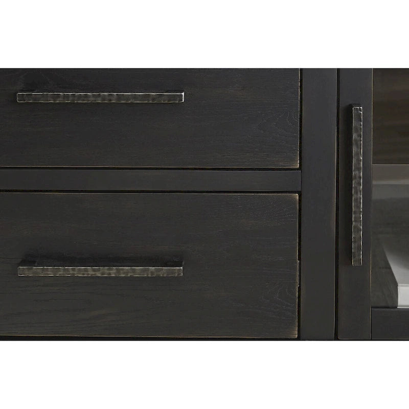 Black 80 TV Stand for TVs up to 92 - 79.5 W x 20 D x 28.13 H